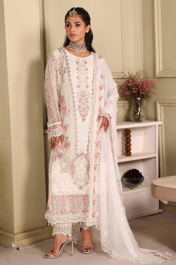 F-2706 Stitched Luxury Chiffon by Ramsha